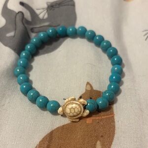 sea turtle turquoise bracelet